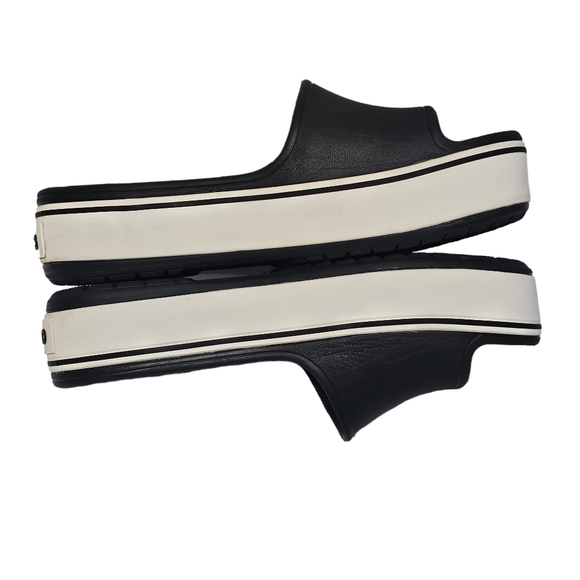 Crocs Crocband Iconic Comfort Chunky Platform Slides Sandal Women's 11/ Men's 9 - Picture 7 of 13